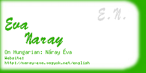 eva naray business card